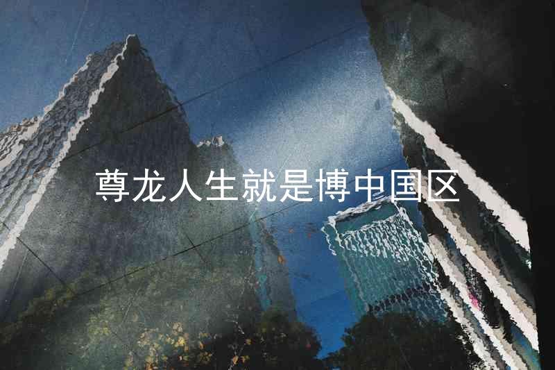 尊龙人生就是博中国区